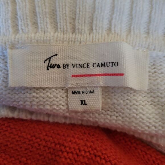 Vince Camuto pullover super soft color block sweater - Picture 6 of 7